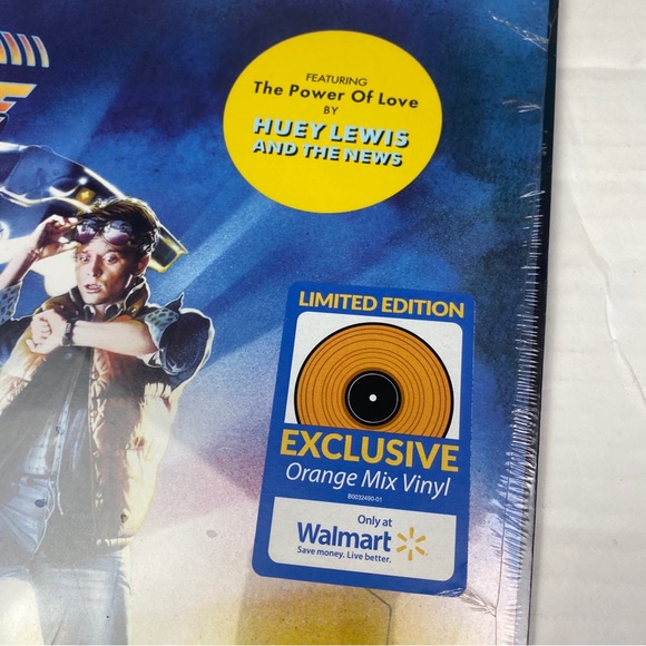 Back To The Future Soundtrack Vinyl Record 12” 80s Music Collectible Walmart - Picture 6 of 6